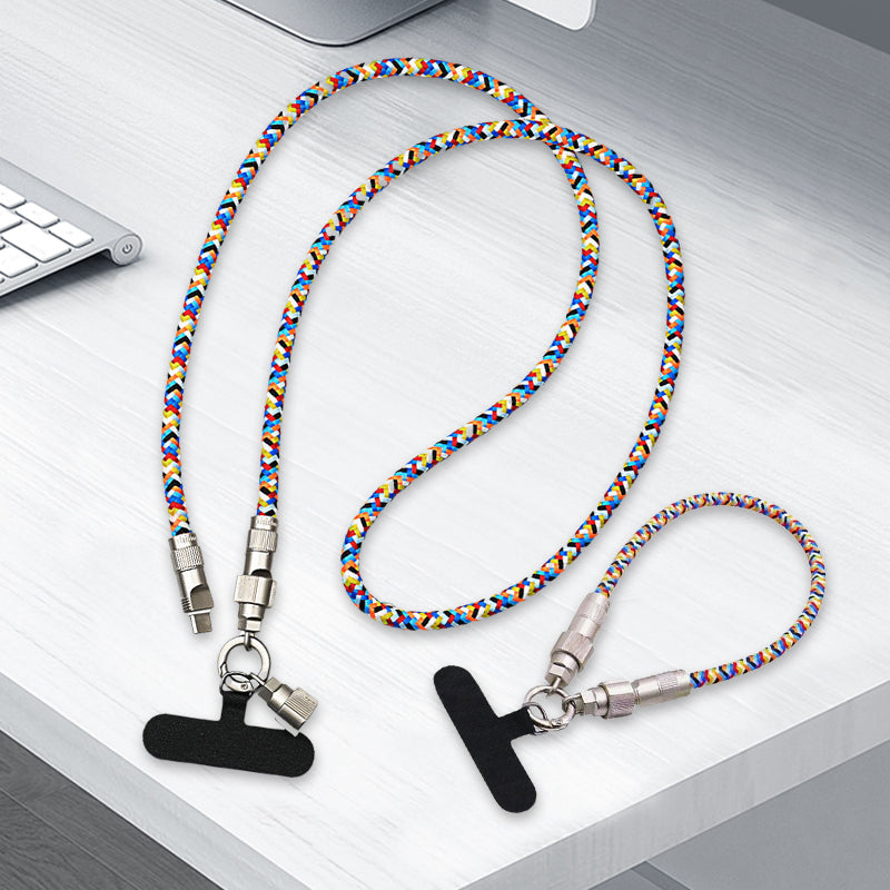 Rechargeable Phone Lanyard 2-in-1 Data Cable