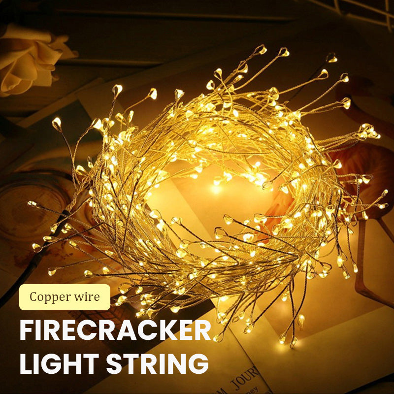 Holiday Glow Copper Lights String
