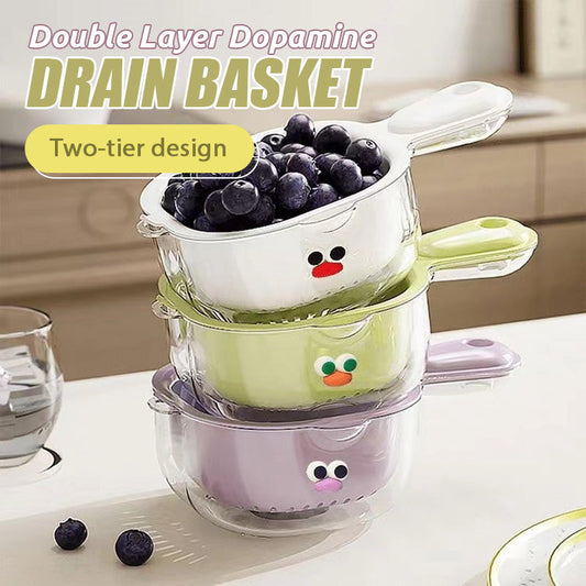 Double Layer Dopamine Drain Basket