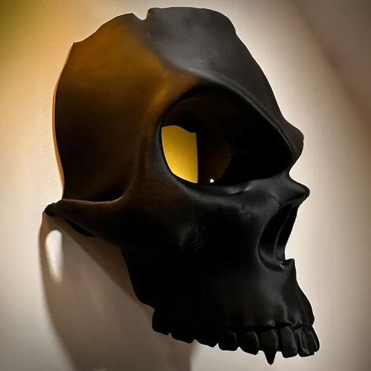 Halloween Skull Candlestick