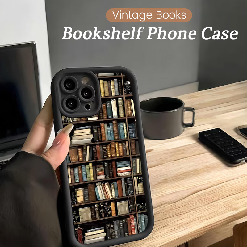 π Bookshelf Phone Case