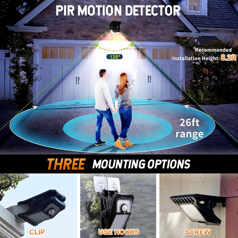 Waterproof Solar Clip Light