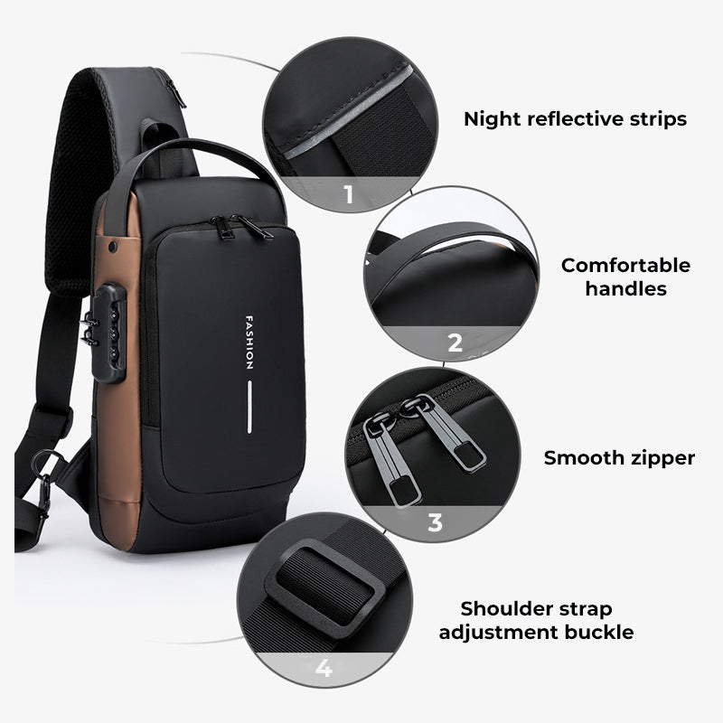 2024 New Simple Waterproof Crossbody Shoulder Bag