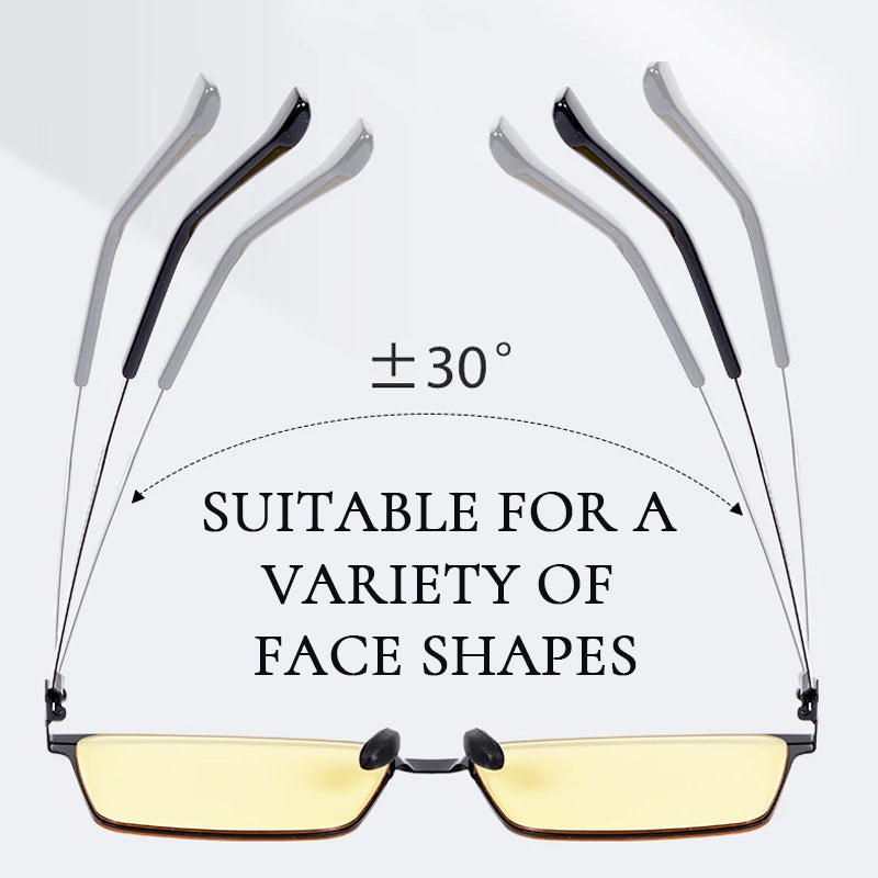 Square Sunglasses for Day and Night Use
