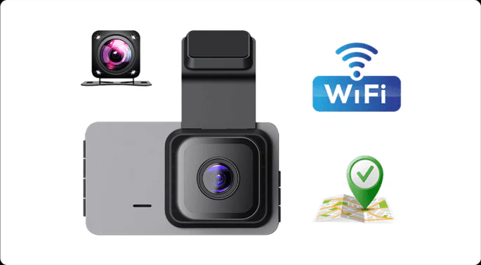 ✨HD Dash Cam with WiFi & GPS