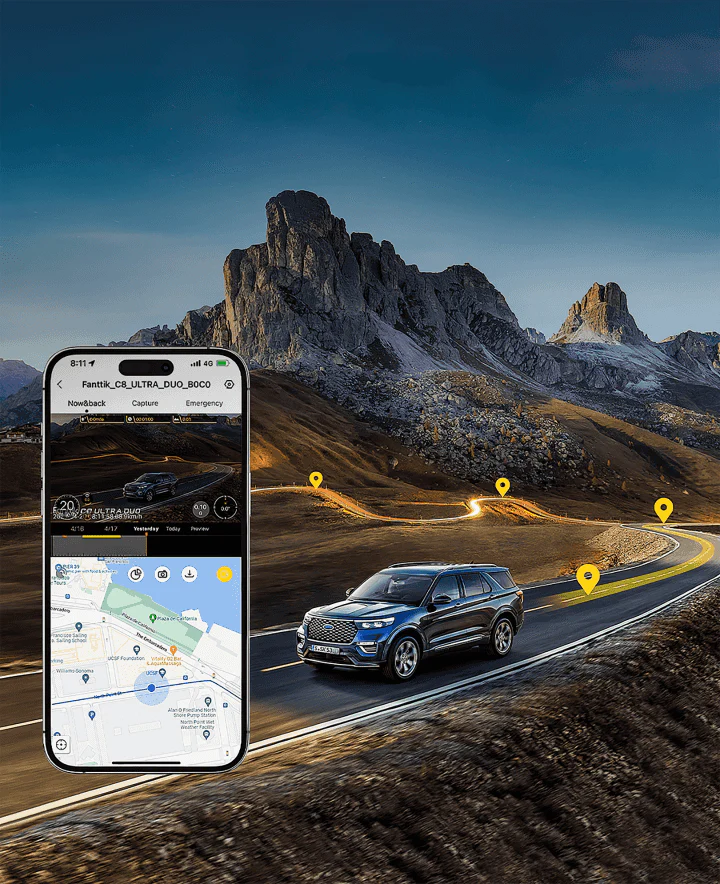 ✨HD Dash Cam with WiFi & GPS