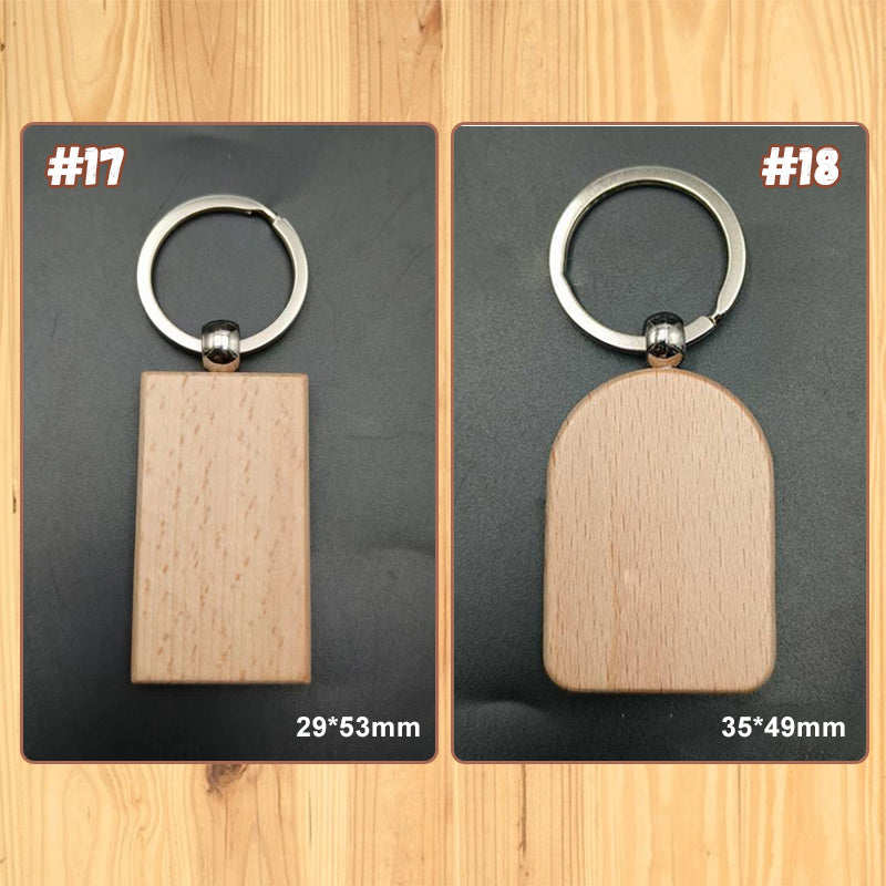 Blank Wooden Keychain