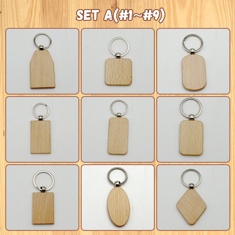 Blank Wooden Keychain