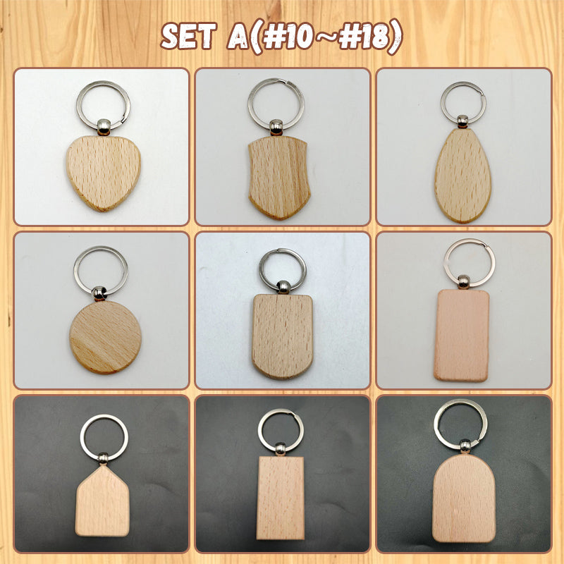 Blank Wooden Keychain