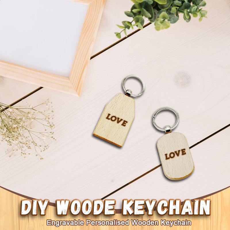Blank Wooden Keychain