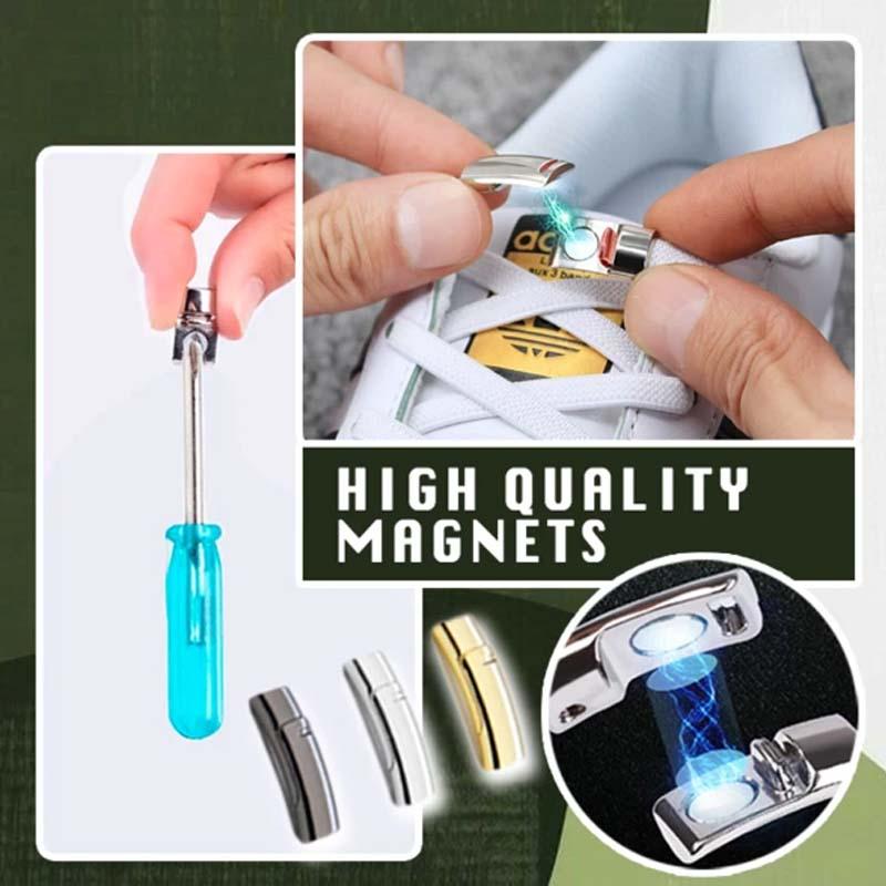 Magnetic No-Tie Shoelaces
