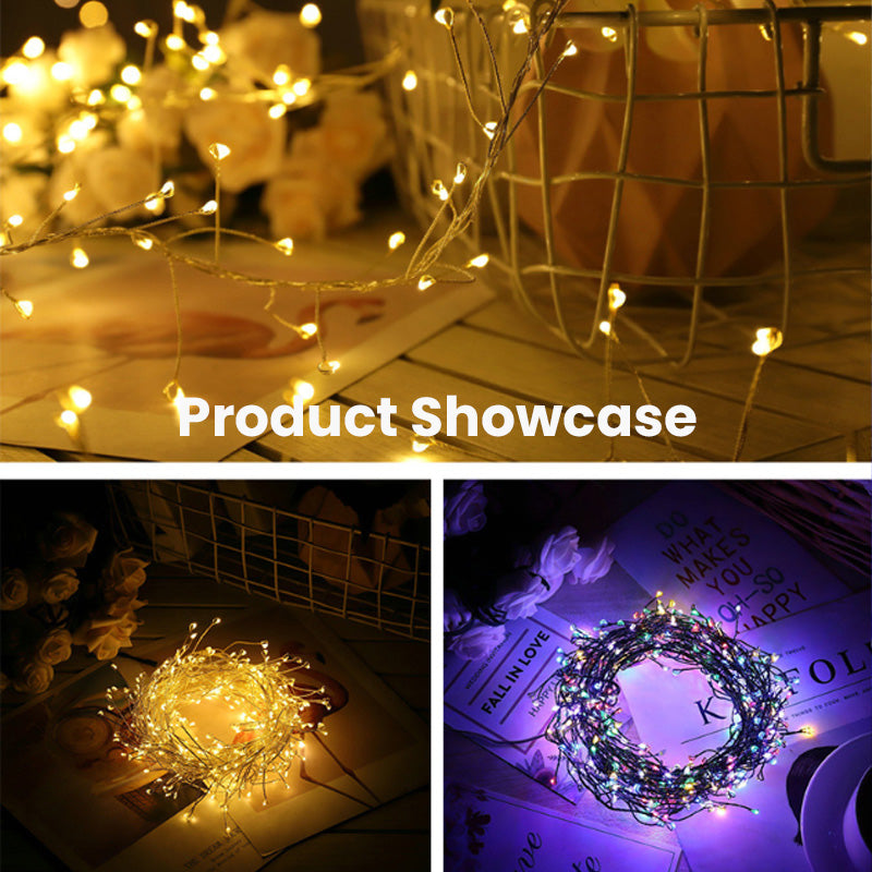 Holiday Glow Copper Lights String