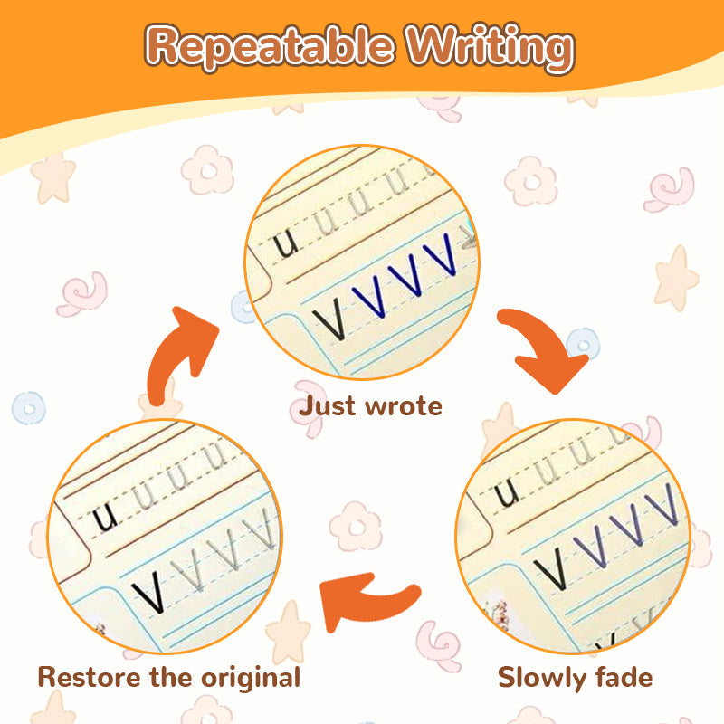 Magical Handwriting Reusable Book