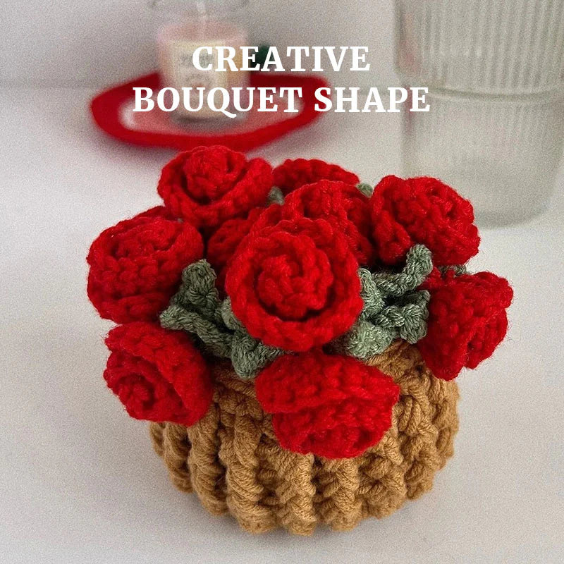 Transformable Floral Crochet Coasters