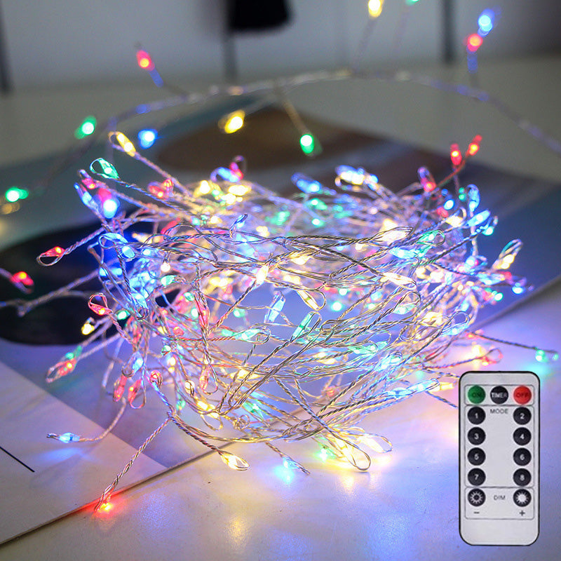 Holiday Glow Copper Lights String
