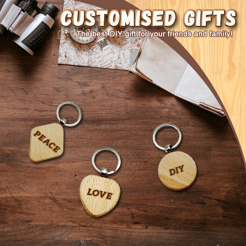 Blank Wooden Keychain